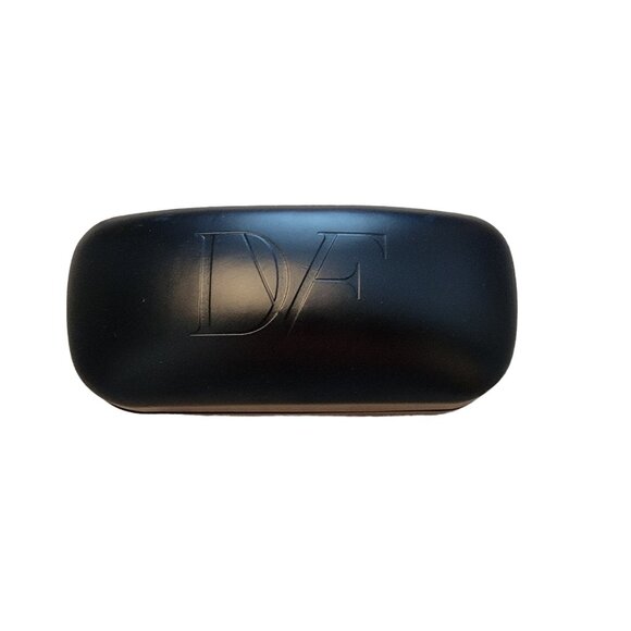 Diane Von Furstenburg Black Hard Eyeglasses or Sunglasses Case - Picture 1 of 13